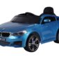 Mașinuță electrică BMW 6 GT - Albastru (modul muzică, scaun piele, roți cauciuc)