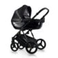Cărucior copii 3 in 1, reversibil, complet accesorizat, 0-36 luni, Bexa Glamour Black Mat